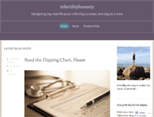 Tablet Screenshot of infertilityhonesty.com